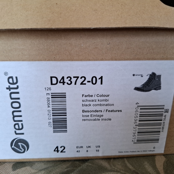Remonte Winter Ankle Boots. Size 42 - Picture 2 of 8